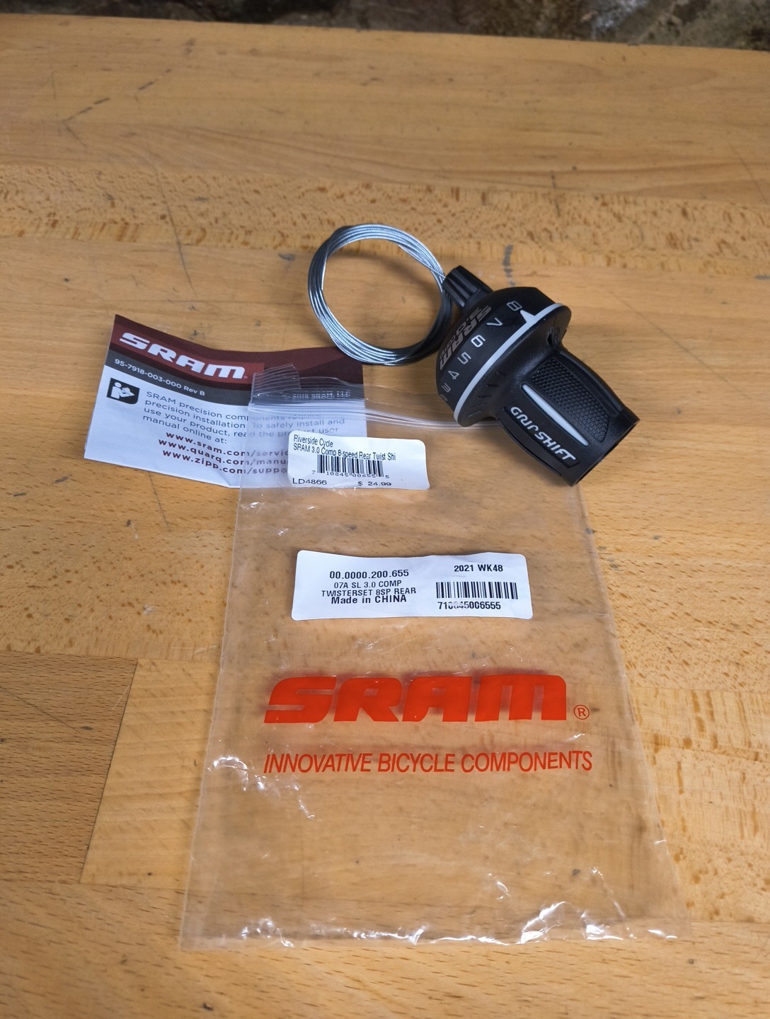SRAM 3.0 Comp 8-speed Rear Twist Shifter $24.99
