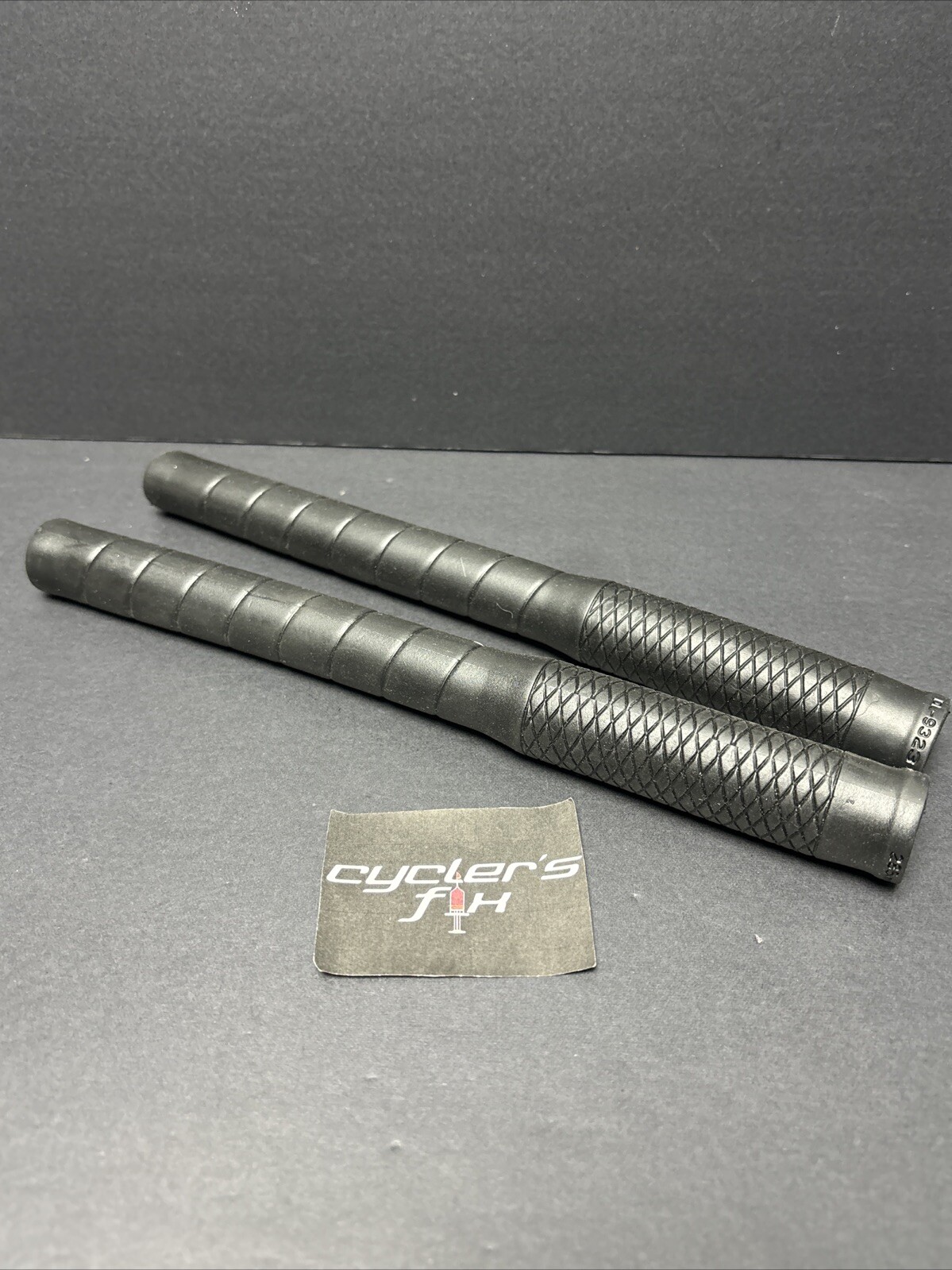 Black 270mm Long Bull Horn Bicycle Grips BMX Road Bike Drop Bar Nitto Origin8