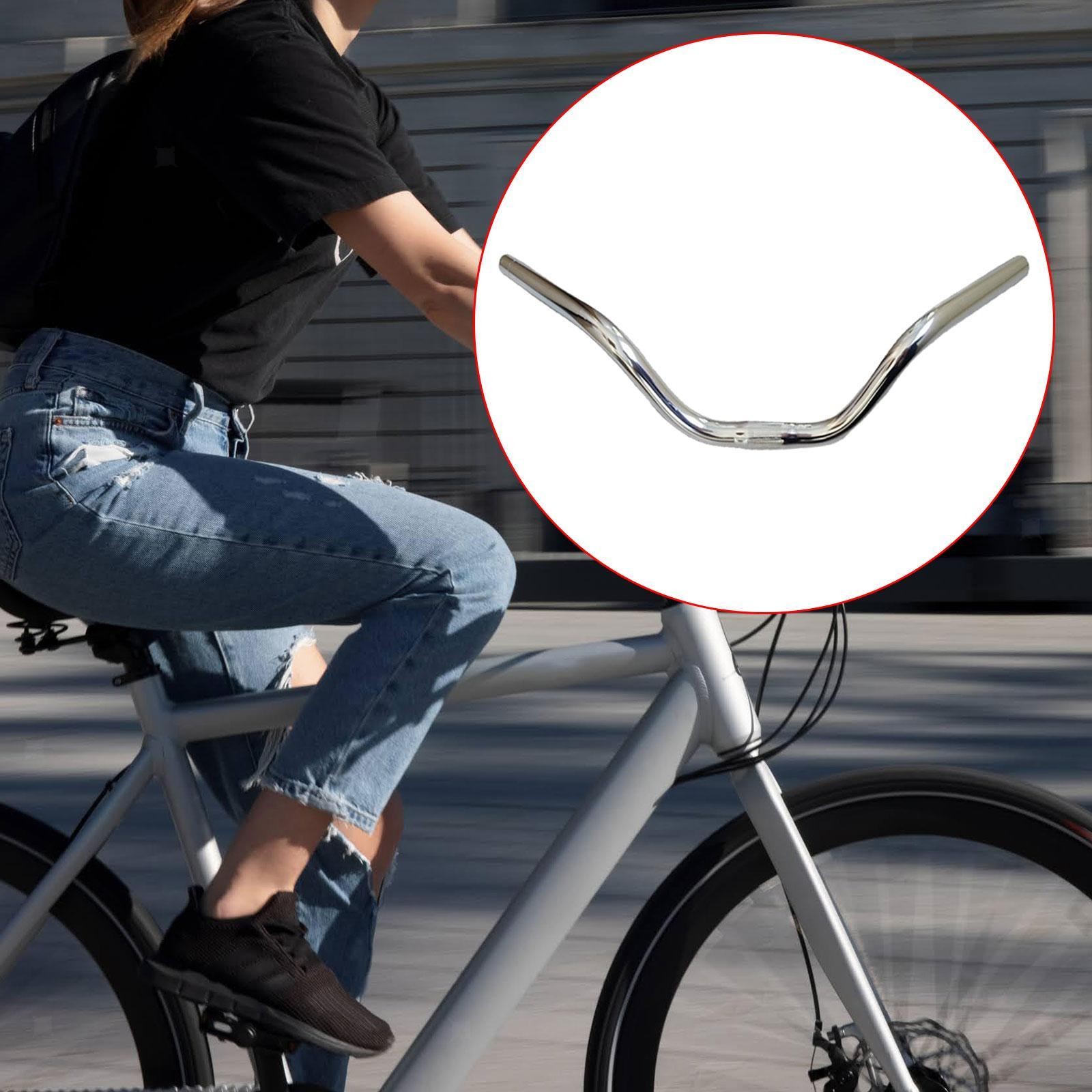 Bike Handlebar Riser Bar 25.4mmx570mm Premium Replacement Bicycle Handlebar
