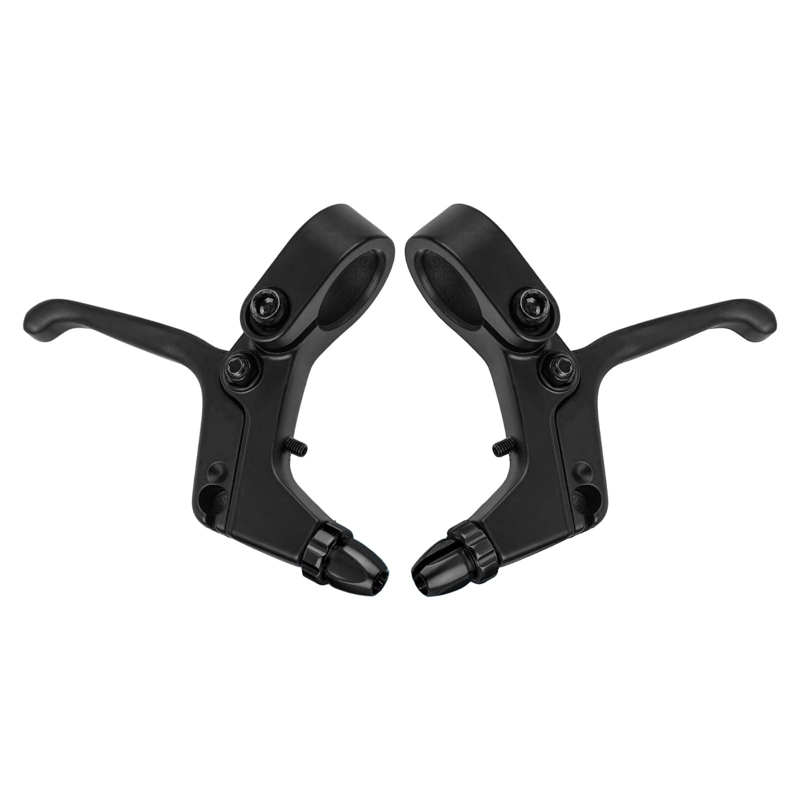 2Pcs Adjustable 2-Finger Bicycle Brake Levers for V Brakes, Aluminum Alloy, Kids