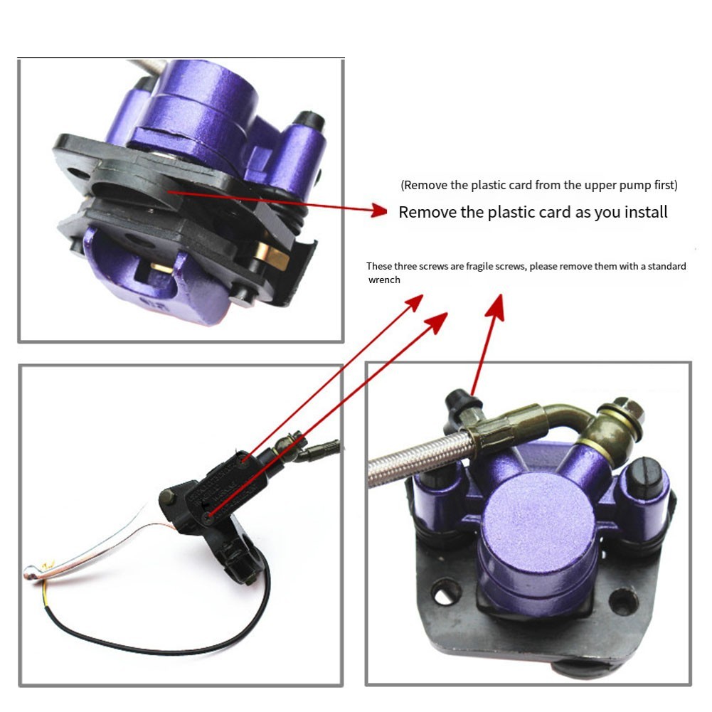 Modern and Stylish Rear Disc Brake Set for Electric Vehicle Modification
