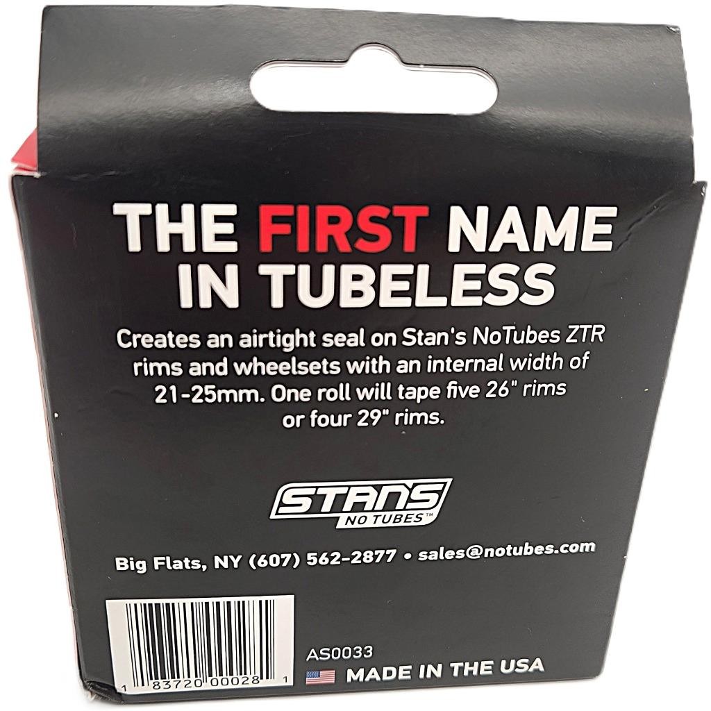Stan’s NoTubes Yellow Tubeless Bicycle Wheel Rim Tape 25mm x 10 Yard Roll
