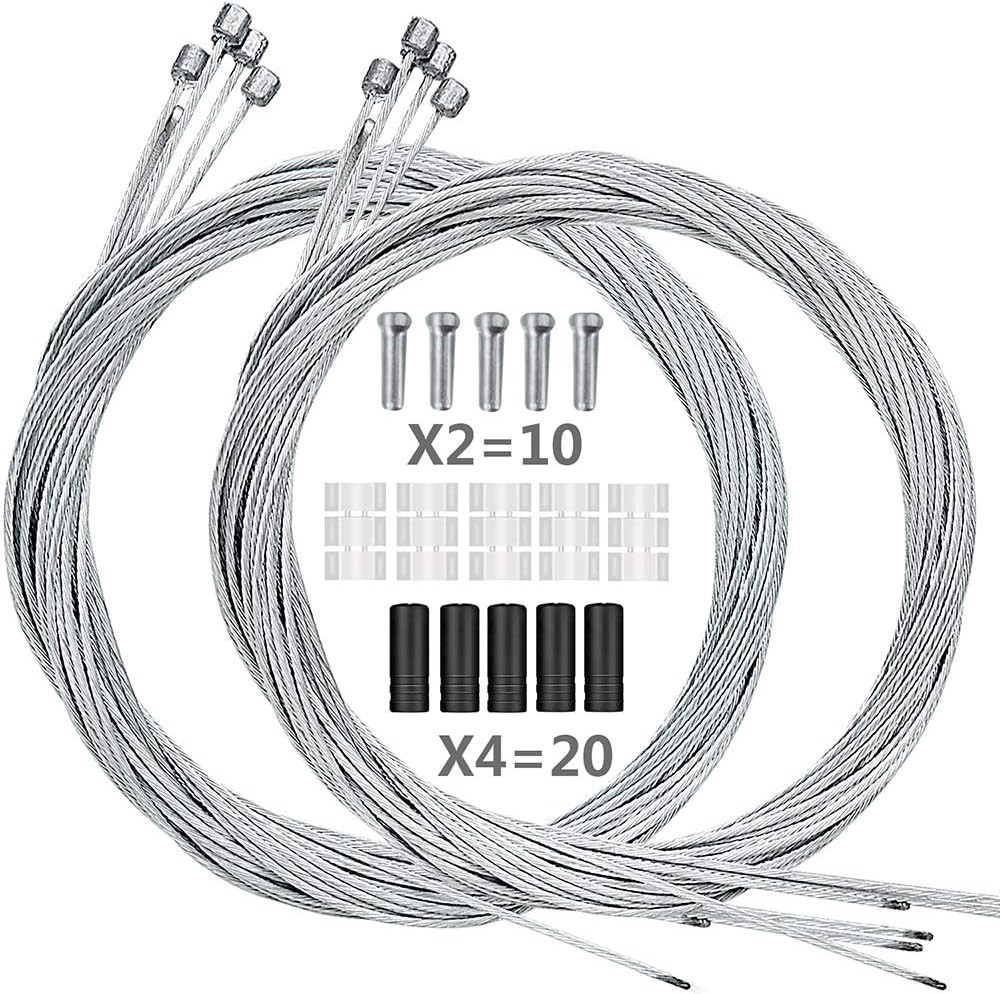10PCS Bike Shift Cable, Professional Bicycle Shift Wire Kit for Mountain and…