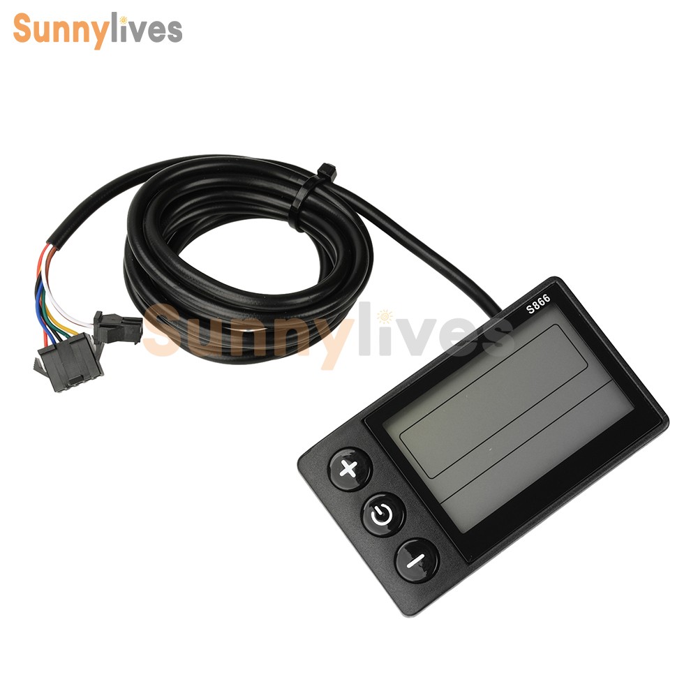 36V 48V 64V 40A 30A 20A Brushless Motor Controller E-Bike S866 LCD Display Meter