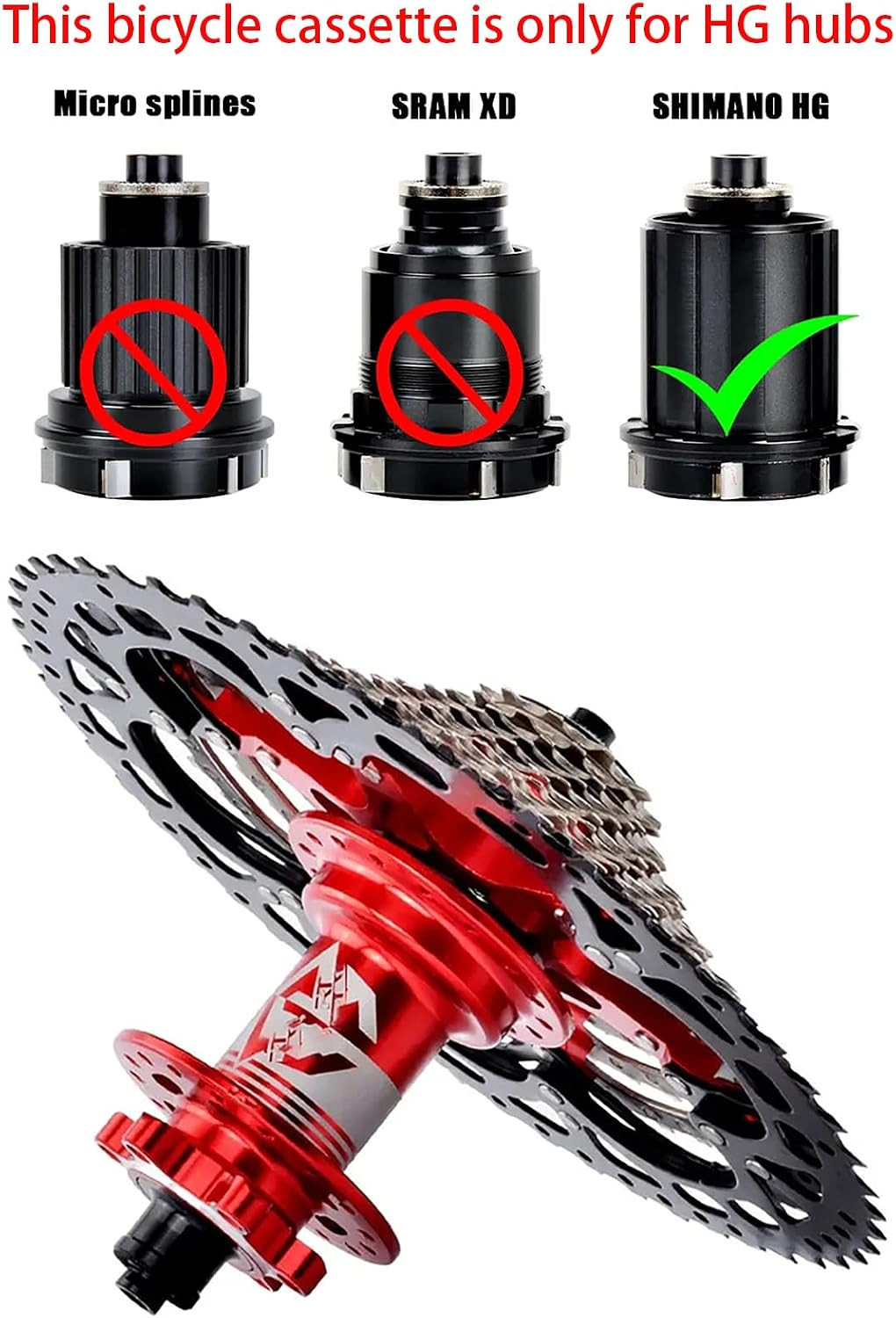 10 Speed Cassette 11-30T/32T/34T/36T/40T/42T/46T/50T/ Mountain Bike/Road Bike