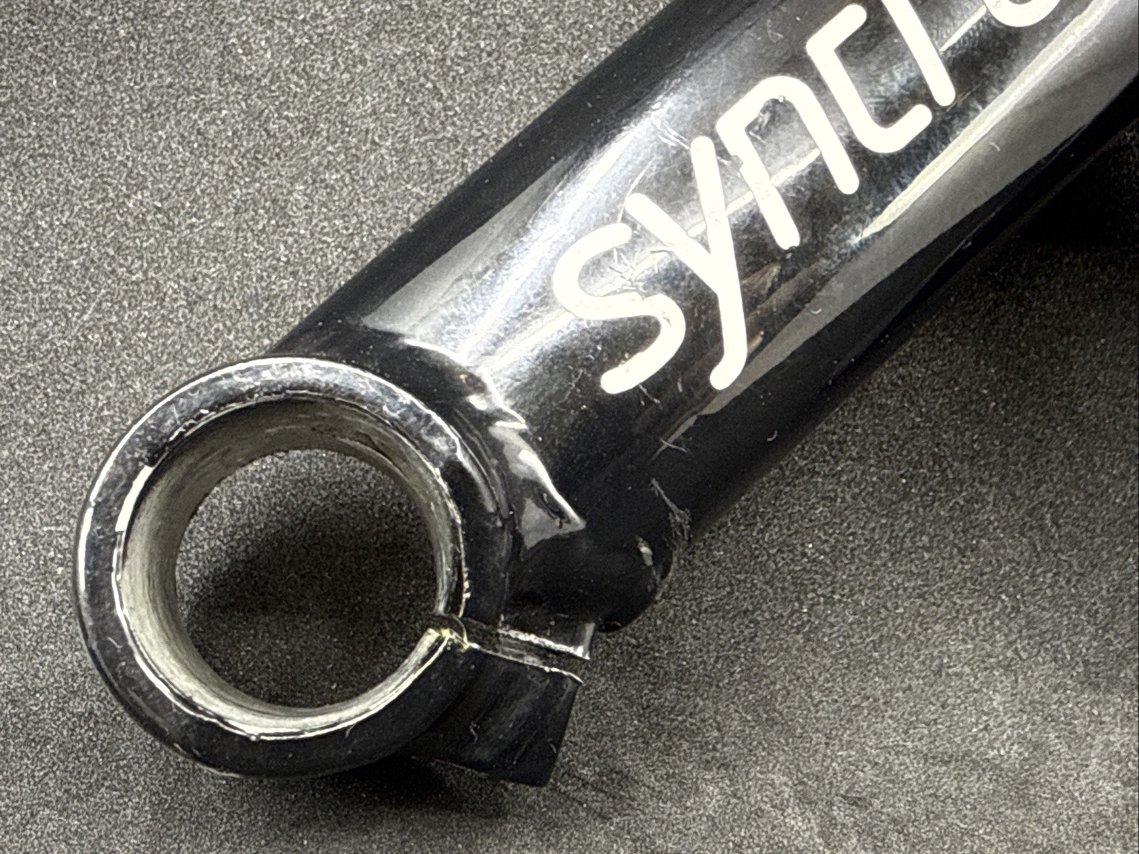 Vintage SYNCROS Black 115mm Length 26.0mm Clamp Alloy 22.2 Quill Road Stem