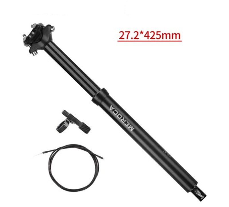 Bike Dropper Post MTB Seatpost Internal 425mm x 125mm 27.2/30.9/31.6mm