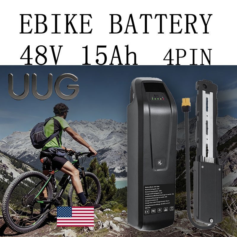 48V 15Ah 4Pin Ebike Battery Electric Bike Lithium Battery for 1500W Motor