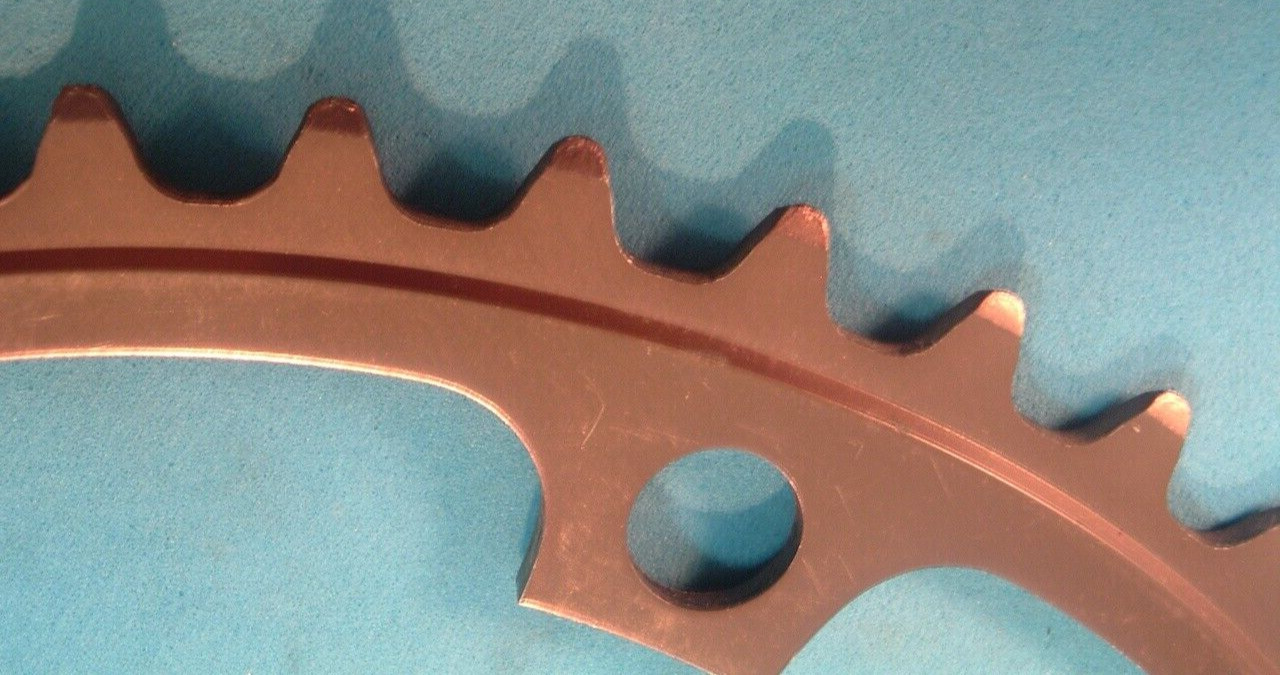 Shimano 600 42T Biopace LD NEW/NOS Chainring Oval- 6/7/8/9-Spd-130MM-Bronze ’87