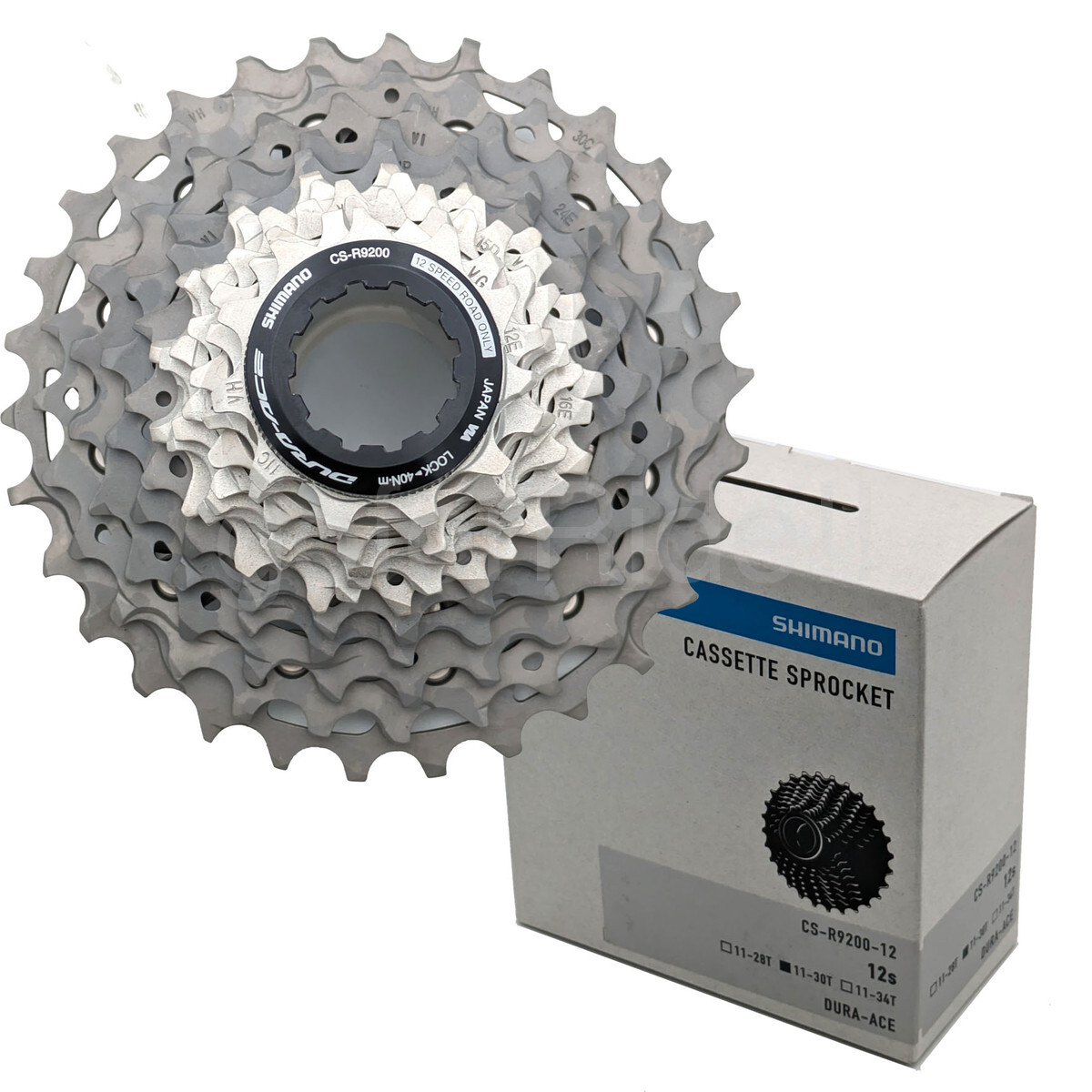 DURA-ACE Shimano CS-R9200-12 Race Bike Cassette 12-Speed 11-30T/11-34T
