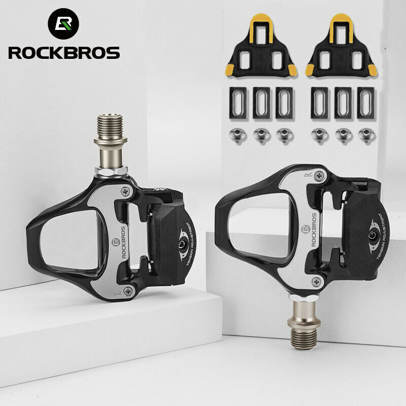 Road Bike Self-lock Pedals with Shimano SPD-SL or Look KEO Cleat 2 Sealed Pedals