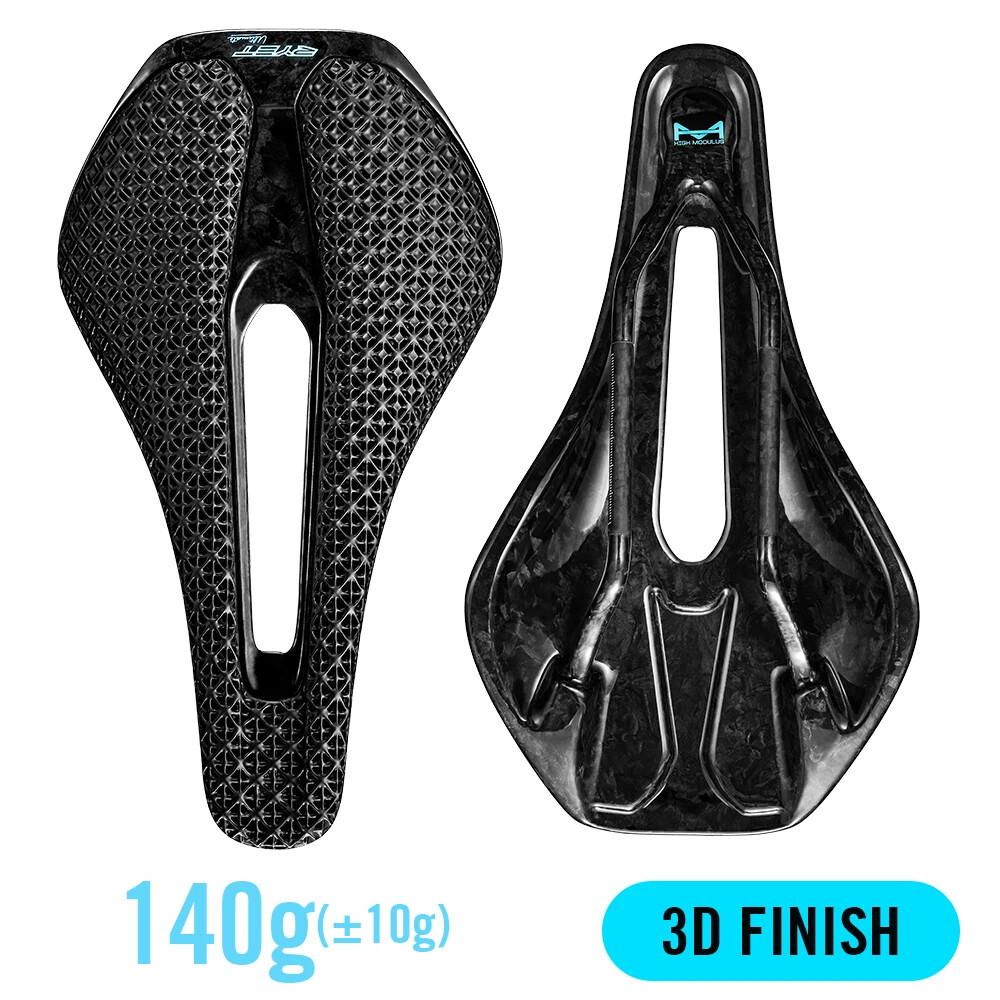 135mm 3D Printed Carbon Bicycle Saddle Ultralight for MTB Gravel Road Bike Seat