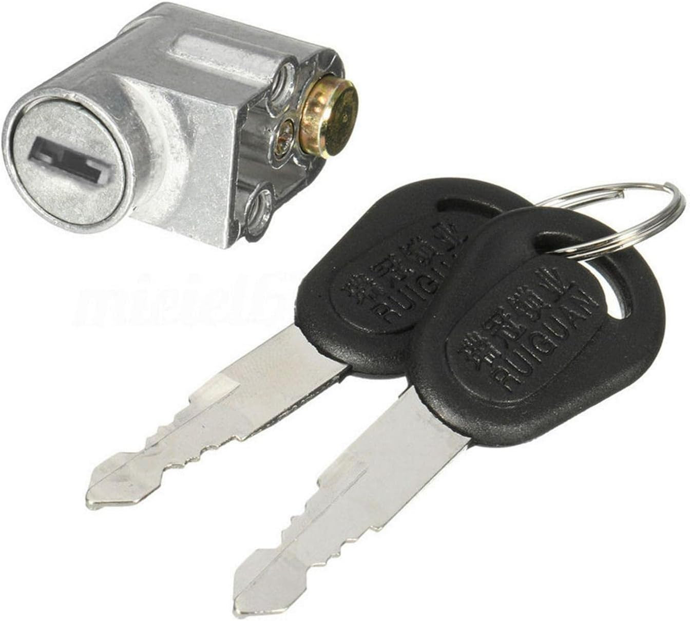 1Pcs Electric Bike Battery Box Safety Portable Anti-Theft Key Lock Battery Cylin