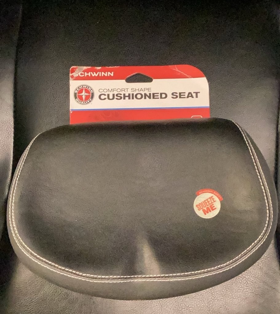 Schwinn Comfort Shape Cushion Bicycle Seat Cover Black Bike Seat Saddle