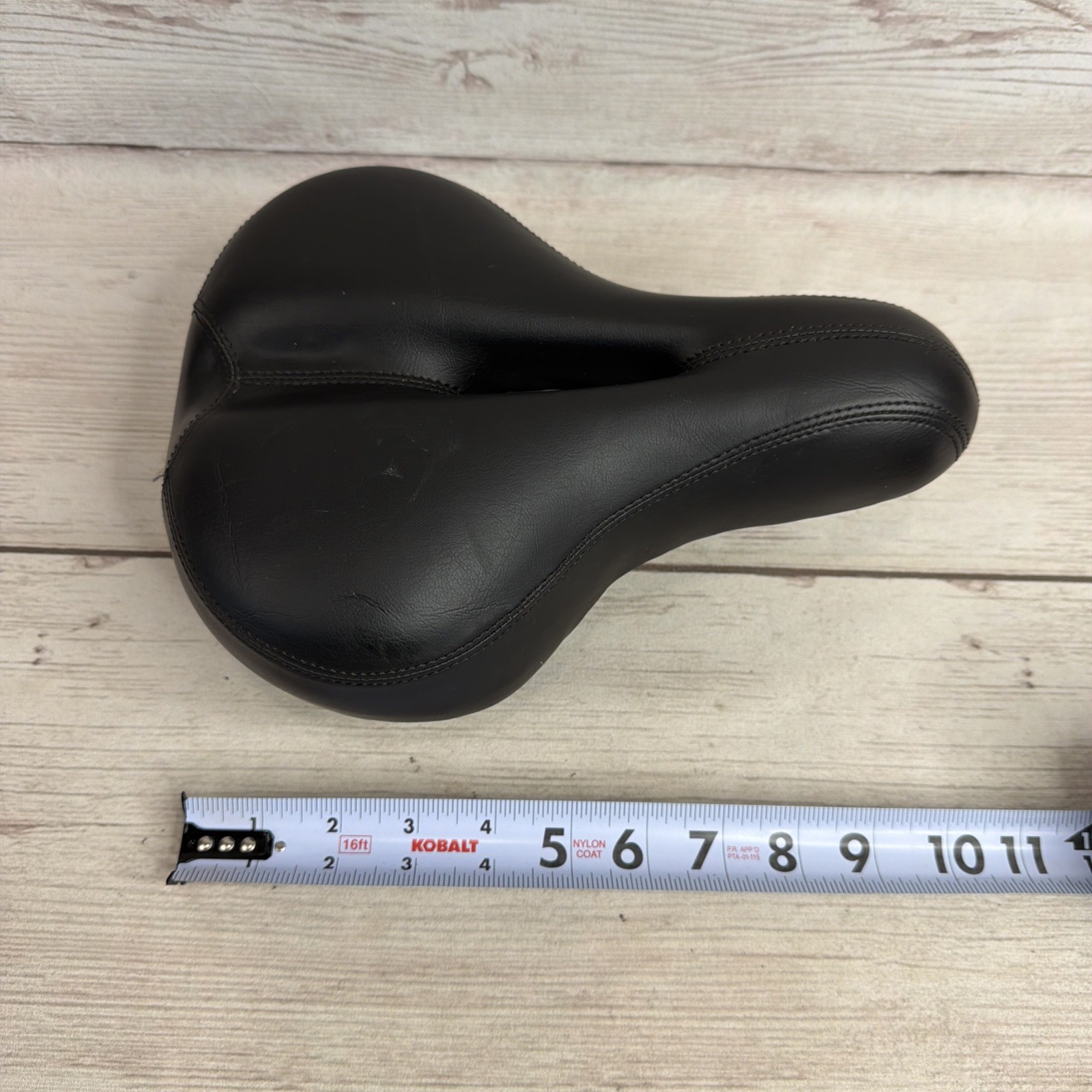 Comfort Wide Big Bum Soft E-bike Bicycle Saddle Seat Cushion Black VGC Free Ship