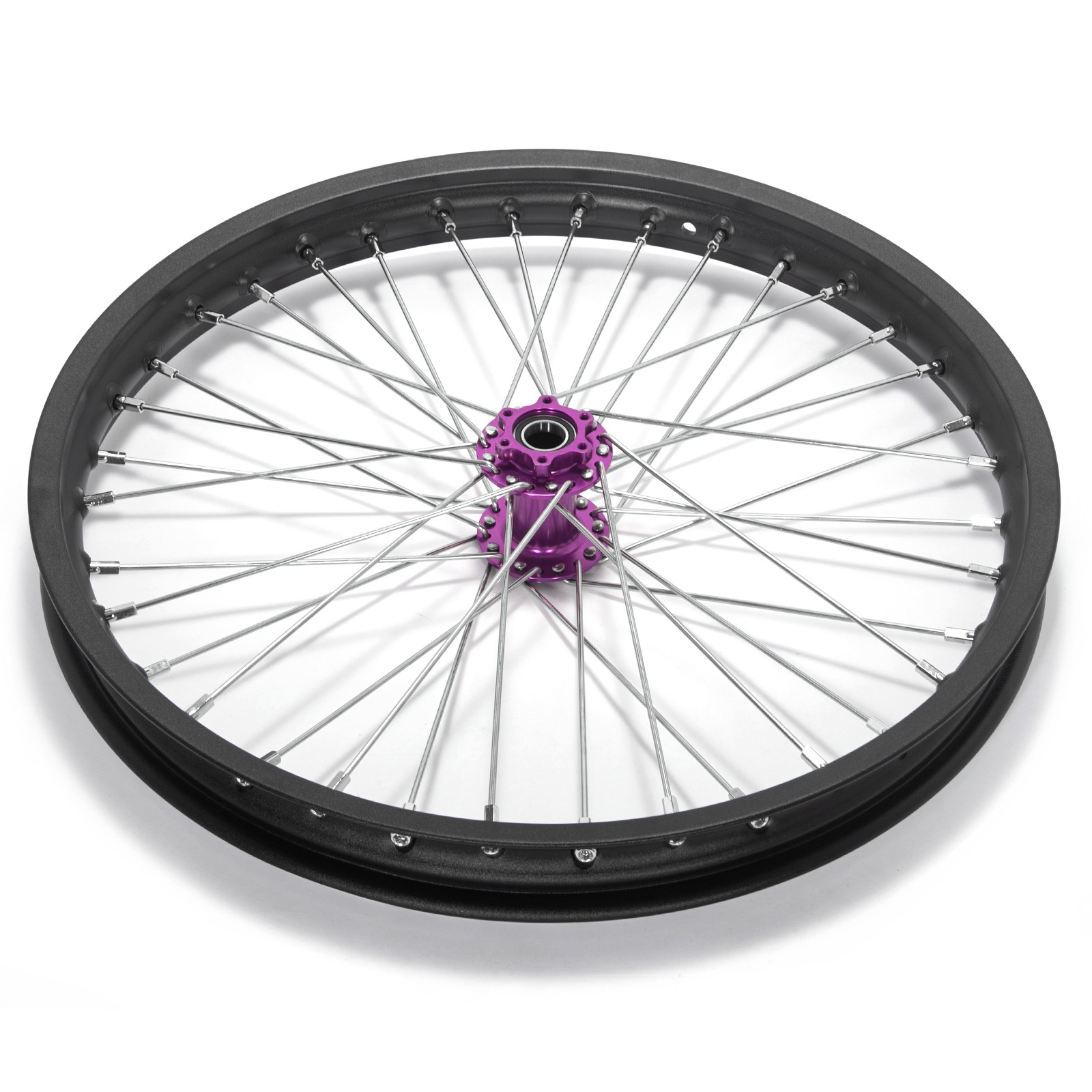 TARAZON 19×1.6 Spoke Front Wheel Rim Purple Hub For Sur Ron X Light Bee X LBX