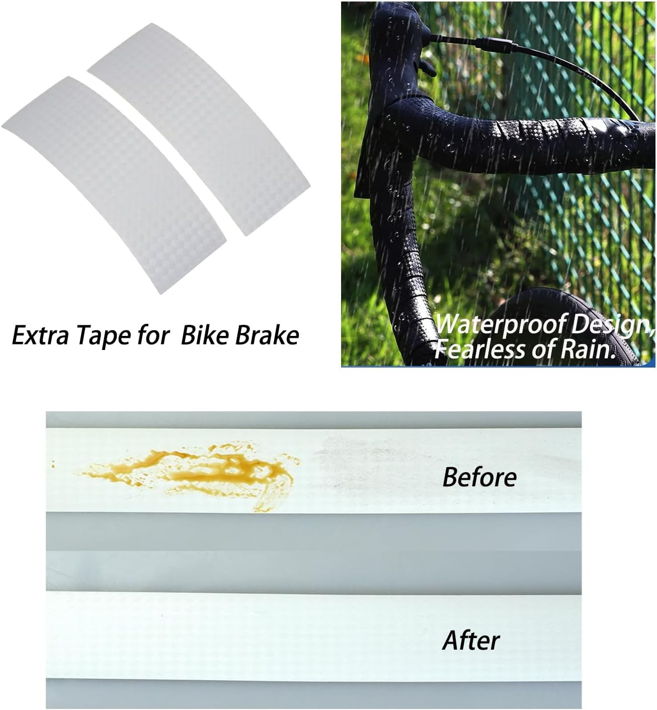 Carbon Fiber PU Leather Road Bike Handlebar Tape Bar Tapes – 2PCS Per Set