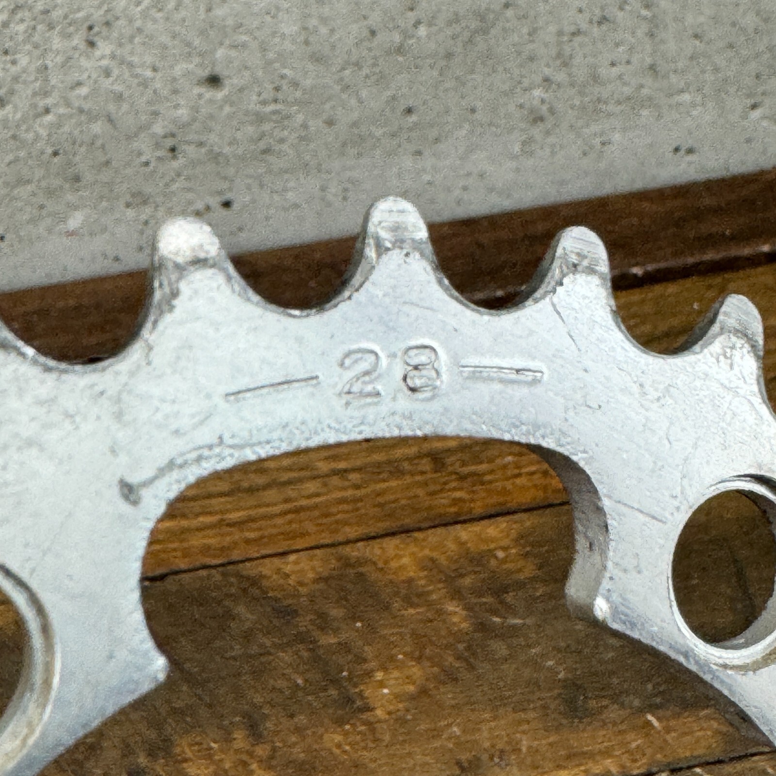Vintage Edco Mavic 90 BCD Chainring 28t 28 Tooth 52.9 MTB Triple Granny Sprocket