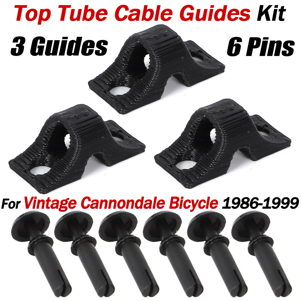 Top Tube Frame Cable Guides Fixing Kit For Vintage Cannondale Bicycle 1986-1999