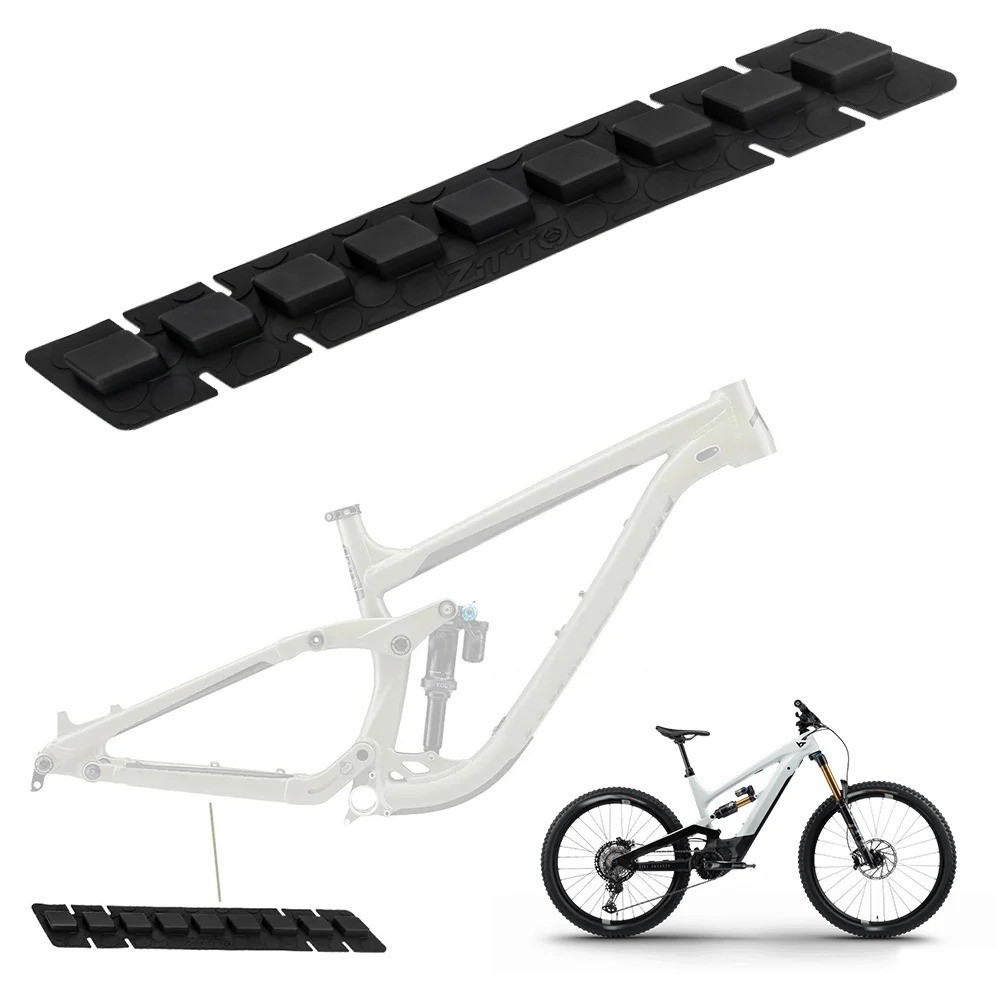 1/2PCS Silicone Bike Chainstay Protector Frame Guard Anti Scratch MTB Road