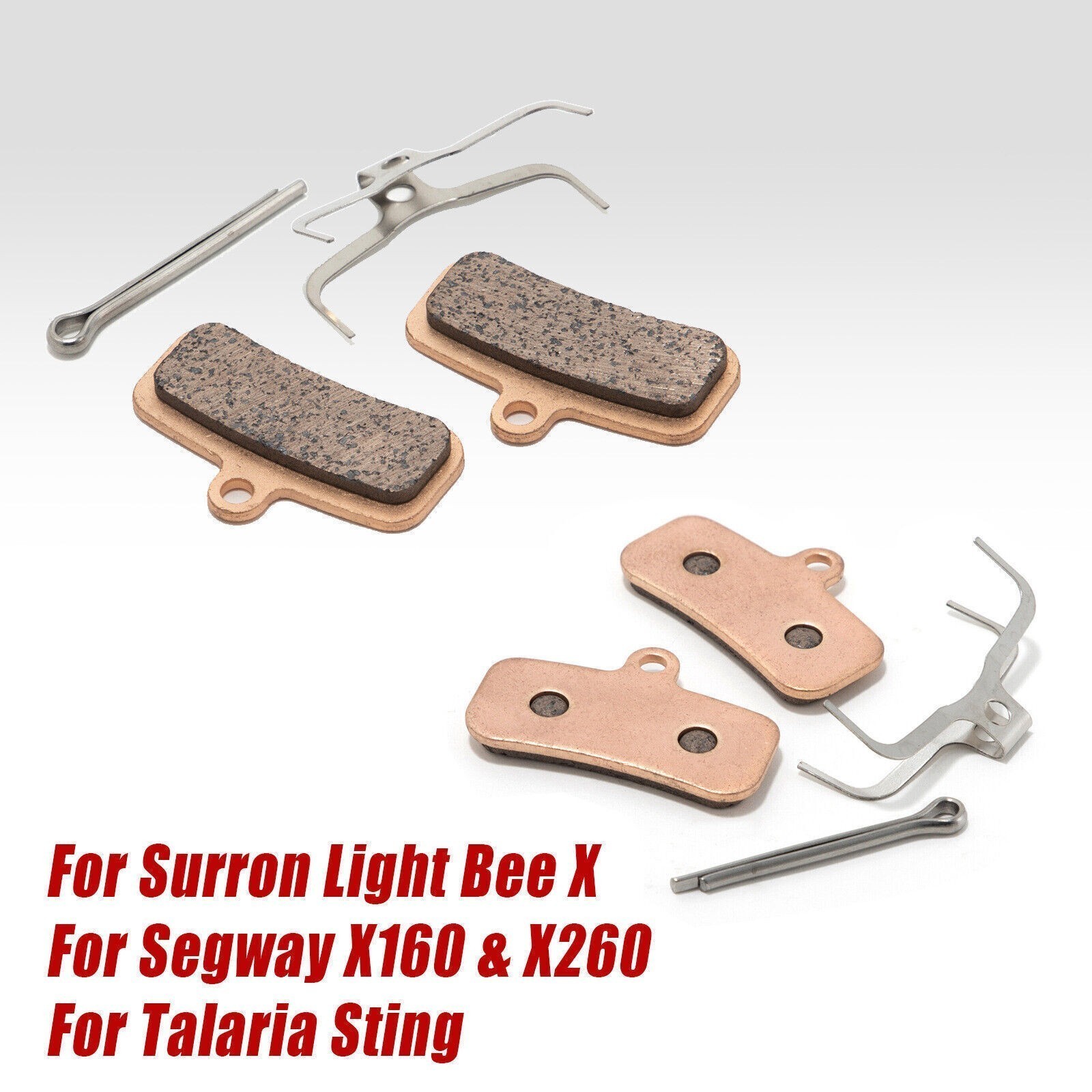 TARAZON 2 Pairs Front Rear Brake Pads for Sur-Ron Light Bee X for Talaria Sting