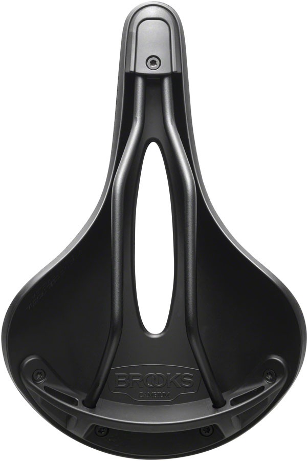 Brooks C19 Carved All Weather Saddle – Black 184mm Width Steel Rails