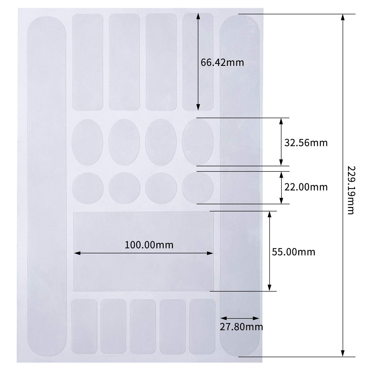 3 Pieces Bike Frame Protection Tape Chain Protective Decal Adhesive White
