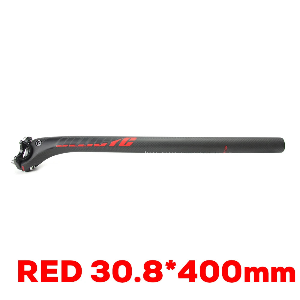 ULLICYC Carbon Fiber Seatpost 27.2/30.8/31.6mm 400mm Offset MTB Road Bike