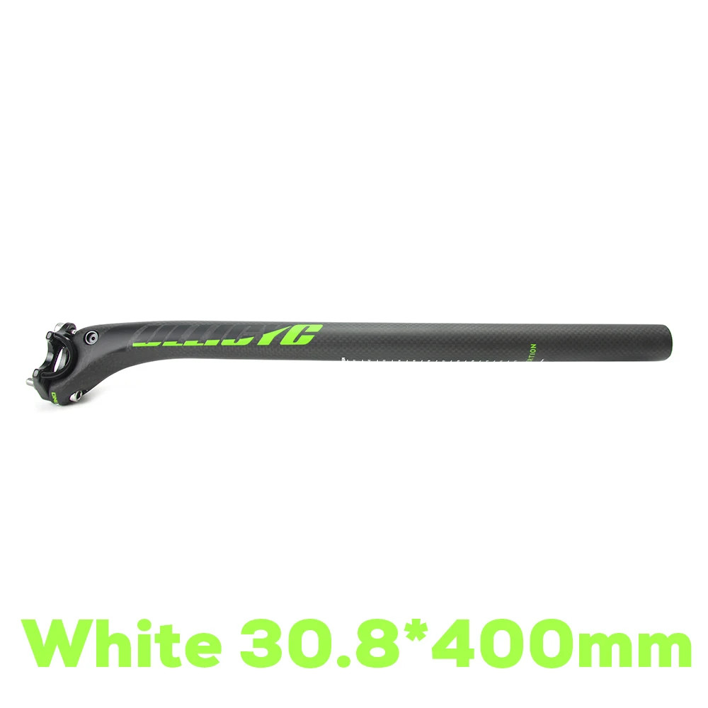 ULLICYC Carbon Fiber Seatpost 27.2/30.8/31.6mm 400mm Offset MTB Road Bike