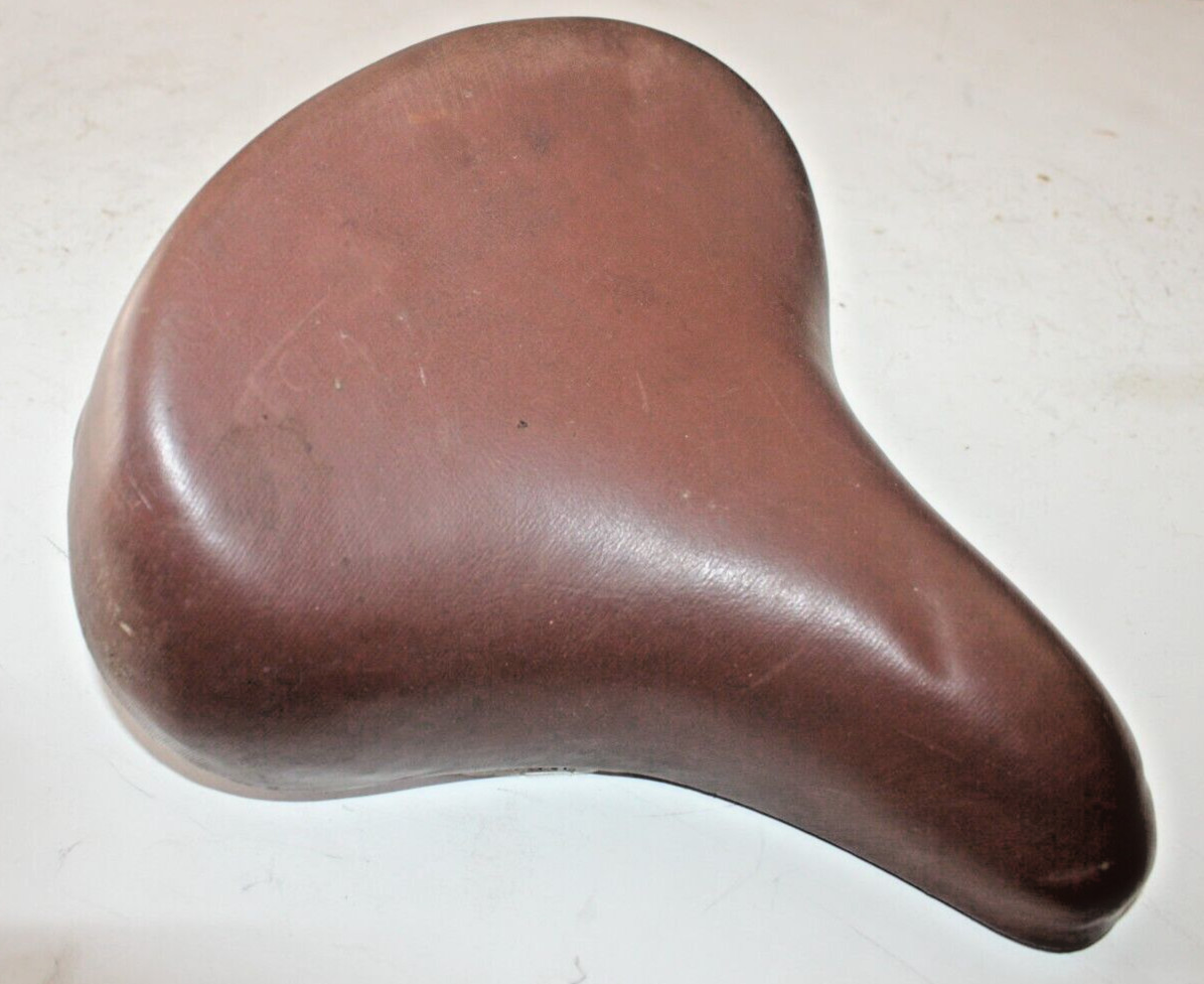 Vintage Ridashiye Bike Saddle 260/240mm Brown 638g Comfort Hybrid Fast Shipper