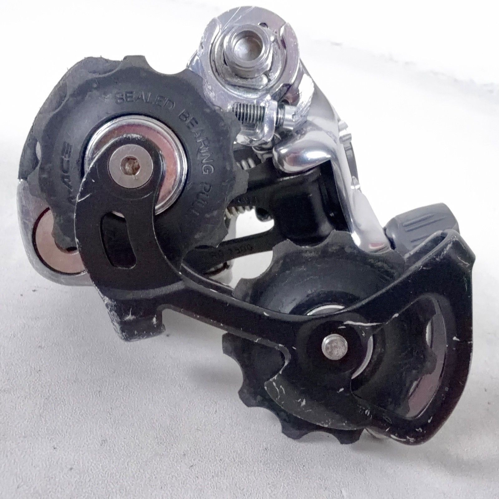 Shimano Dura Ace 7800 RD-7800 Rear Derailleur 10 Speed Short Cage in Silver