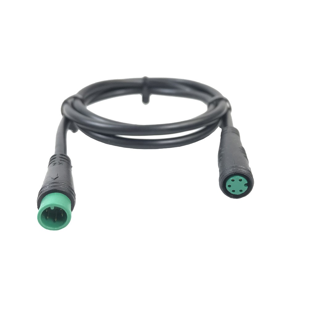 90CM E-bike KT/Bafang Display Waterproof Extension Cable Male To Female 5Pin SDE