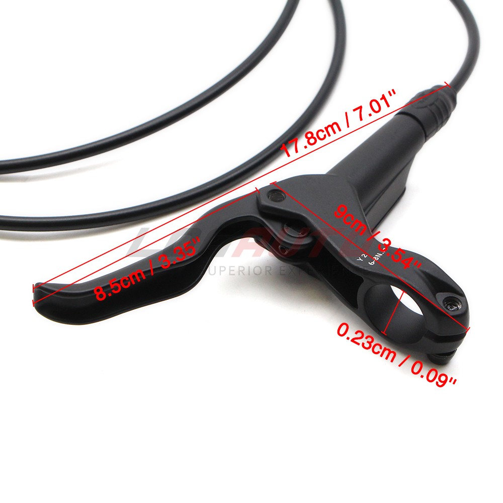 For XT M8000 Hydraulic Disc Front Rear Brake Set Lever Caliper 800mm/1550mm Bike