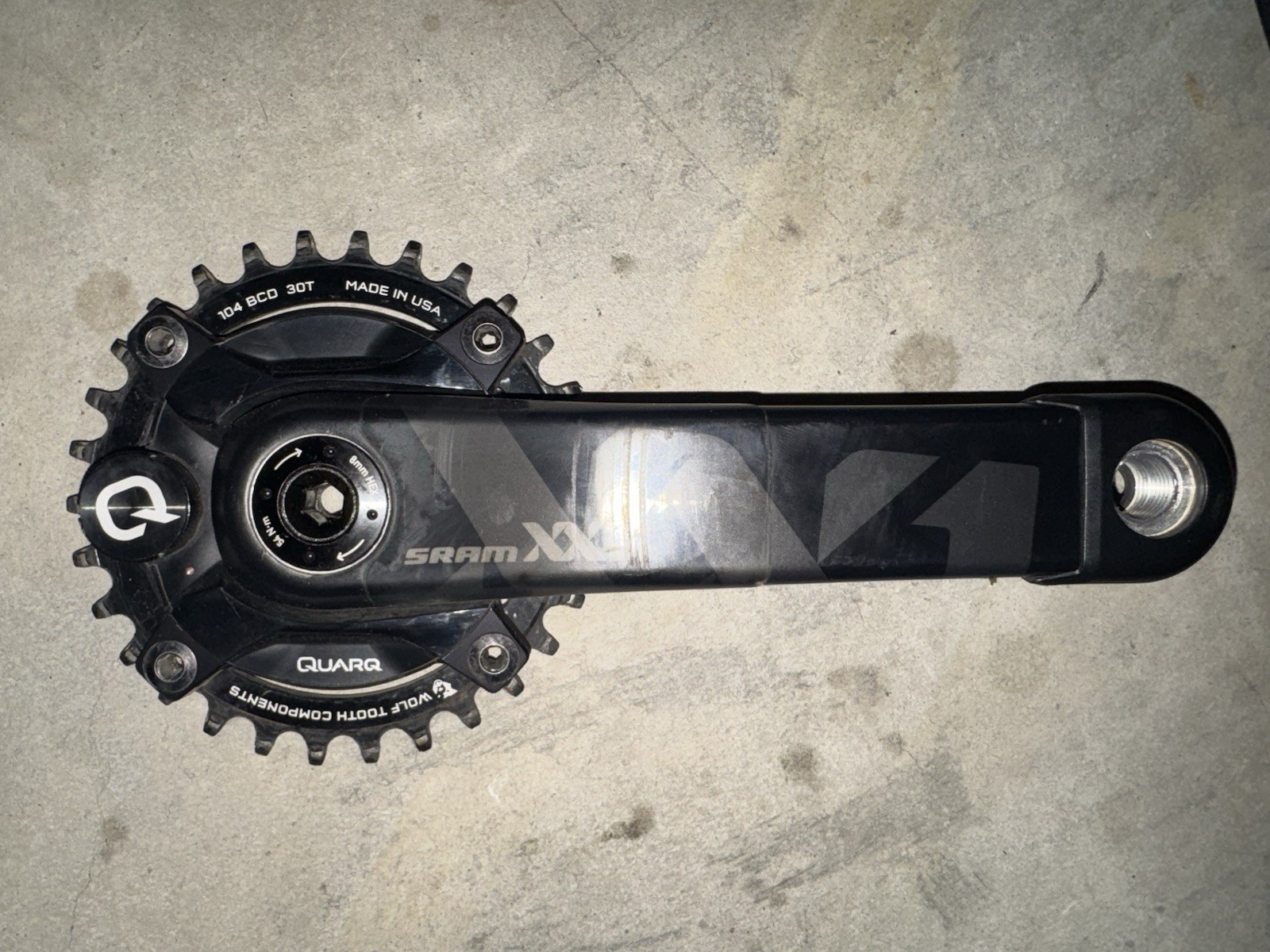 SRAM Quarq XX1 Eagle Power Meter Crankset – PF30 / BB30 30mm– 170mm – 32T Carbon