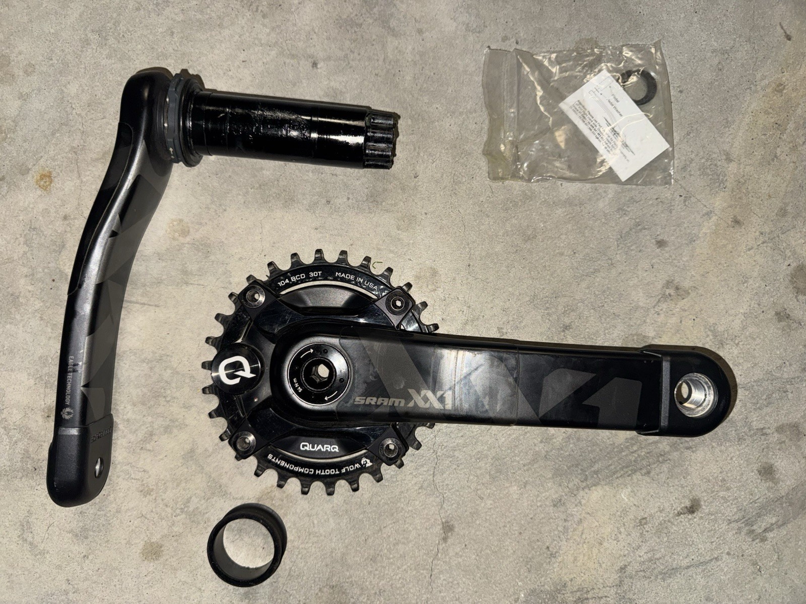 SRAM Quarq XX1 Eagle Power Meter Crankset – PF30 / BB30 30mm– 170mm – 32T Carbon