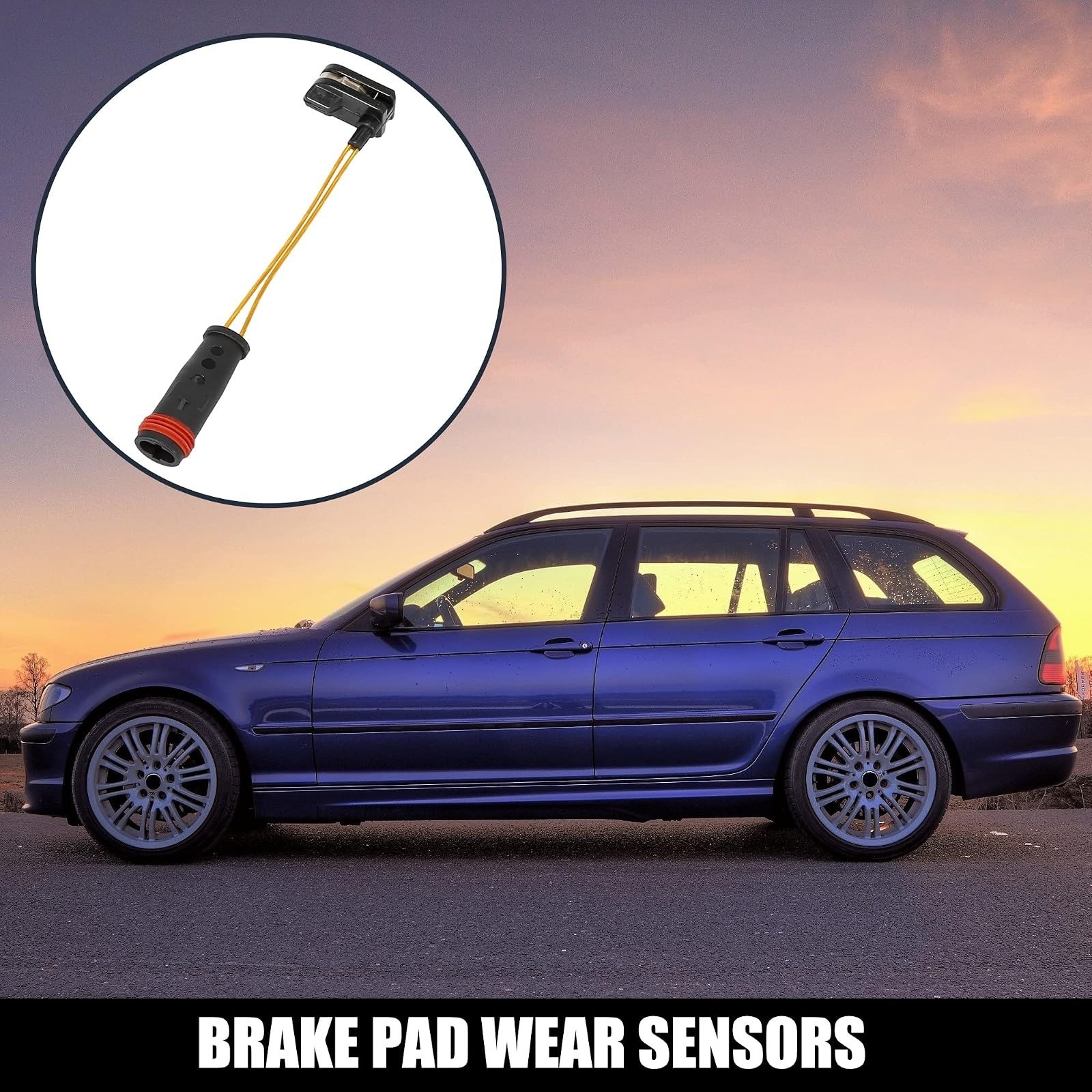 X AUTOHAUX Brake Pad Wear Sensor for Mercedes-Benz ML350 GL450 2pcs