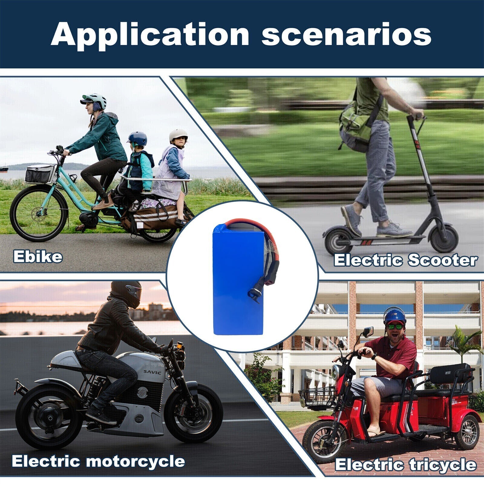 24V Li-Ion Lithium e-bike Ebike Battery For 350W 250W 500W 800W electric Bike