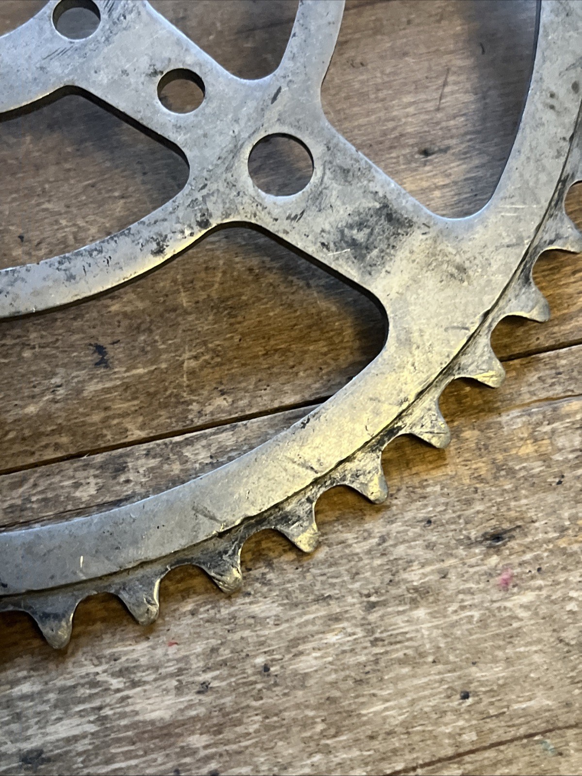Vintage Nervar (?) 54 T Chain Ring 128 BCD 70s French Road Bike
