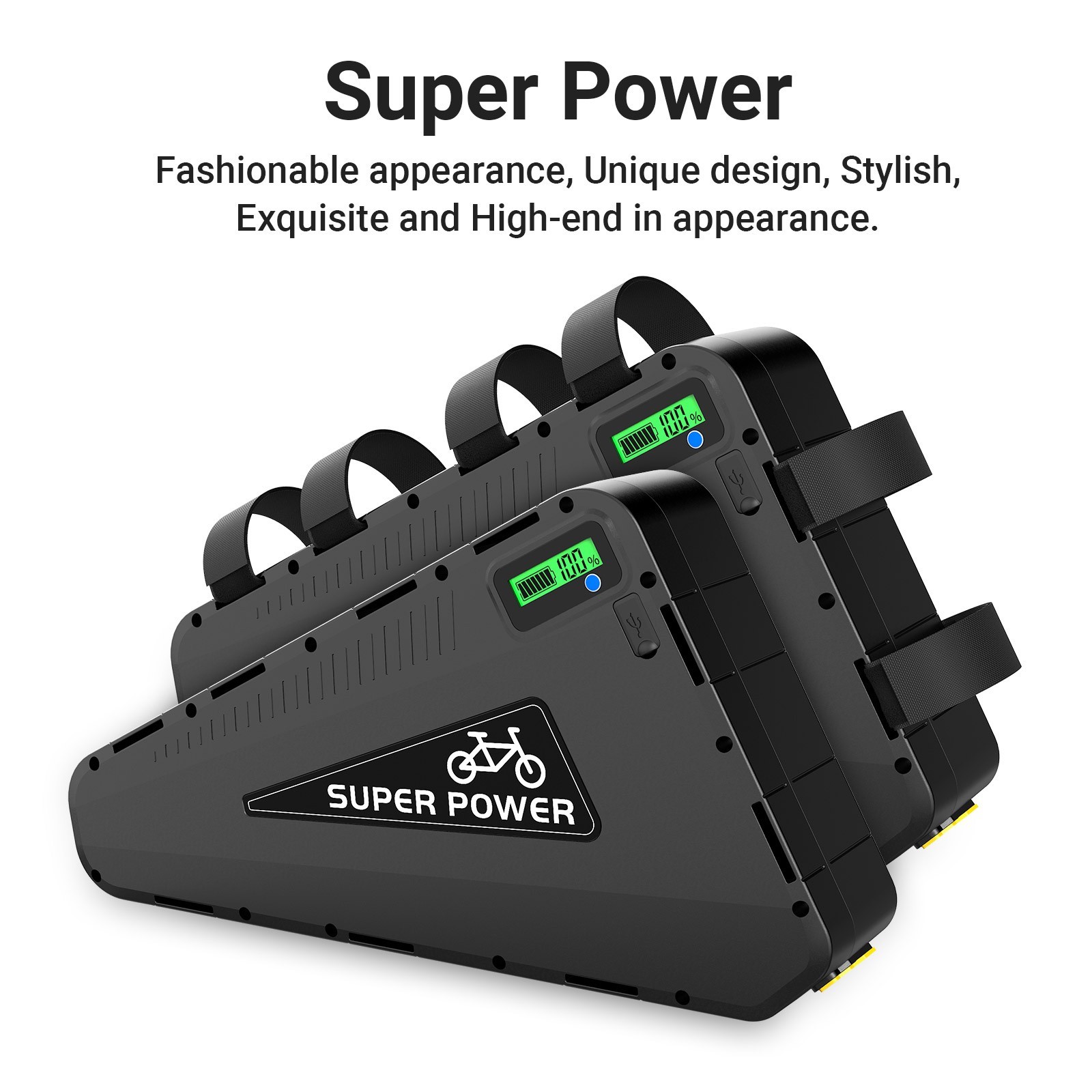 72V 20AH Downtube Triangle Waterproof Lithiu Battery Pack for 72V 3000W Motor