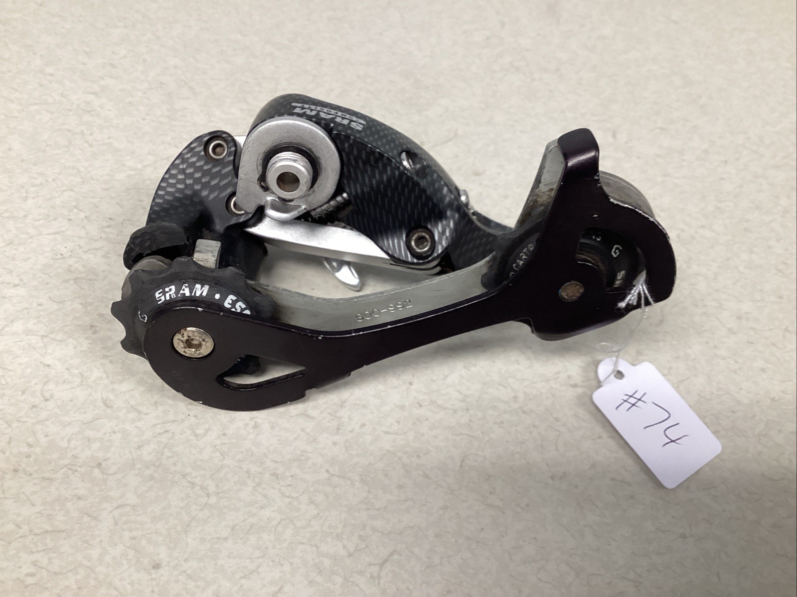 SRAM ESP 9.0SL Rear Derailleur Carbon Composite Long Cage 90’s MTB #74