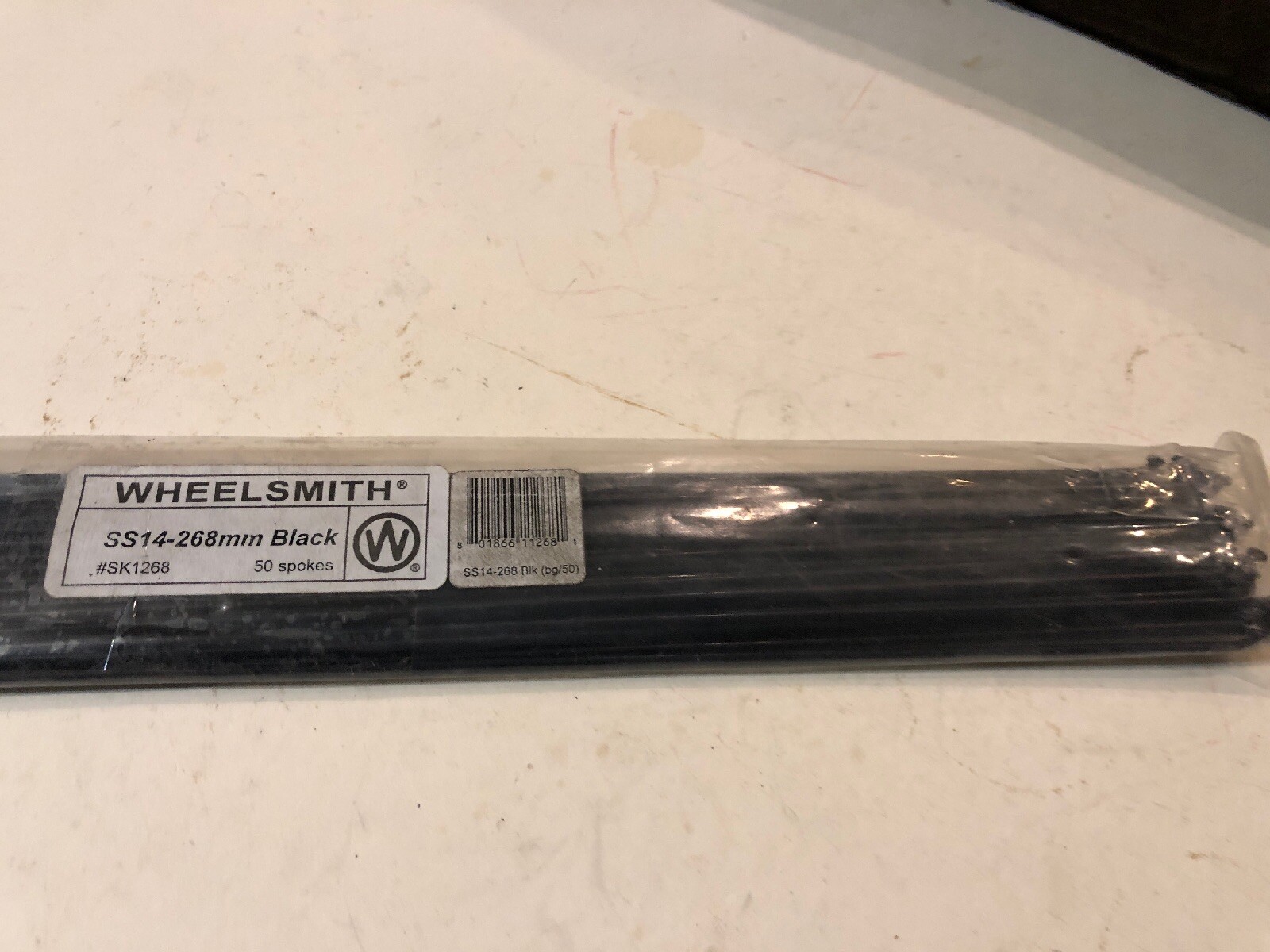 Wheelsmith SS 14-268 mm Black Spokes