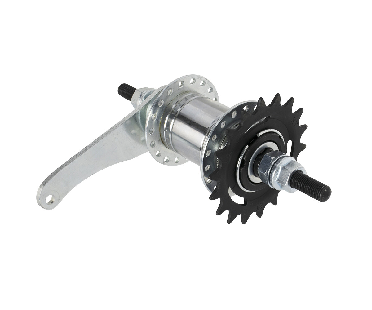 NEW! PRO+ BICYCLE 36 SPOKE COASTER STEEL HUB 105G 12G CHROME