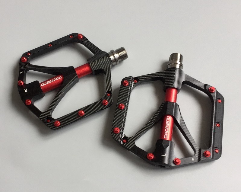 Aluminum titanum axle Road MTB Mountain Bike XC Bicycle Pedal Flat Pedals