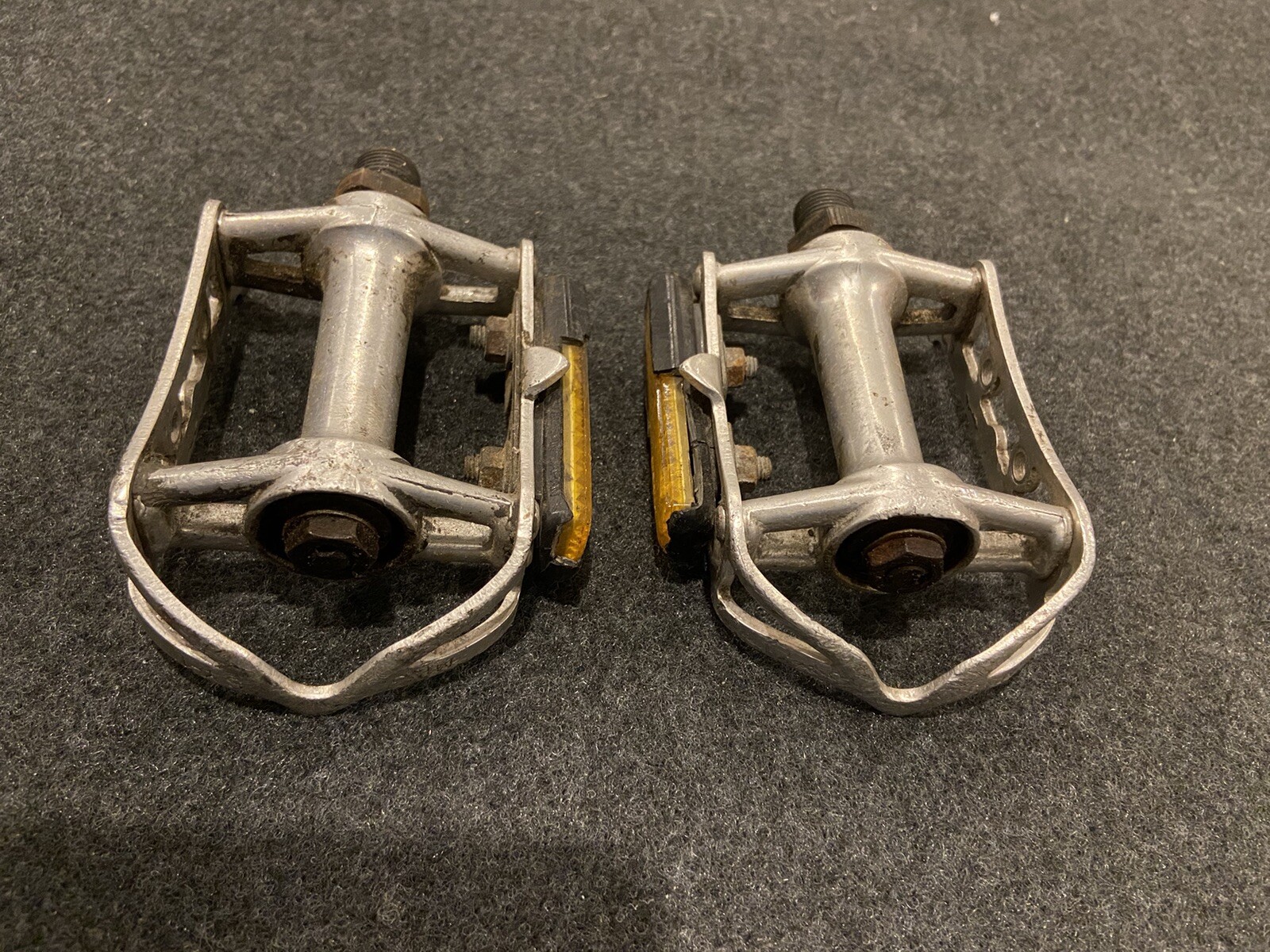 Vintage MKS Sylvan SY-1 Pedals Fixie Touring Road Commuting Made in Japan 9/16