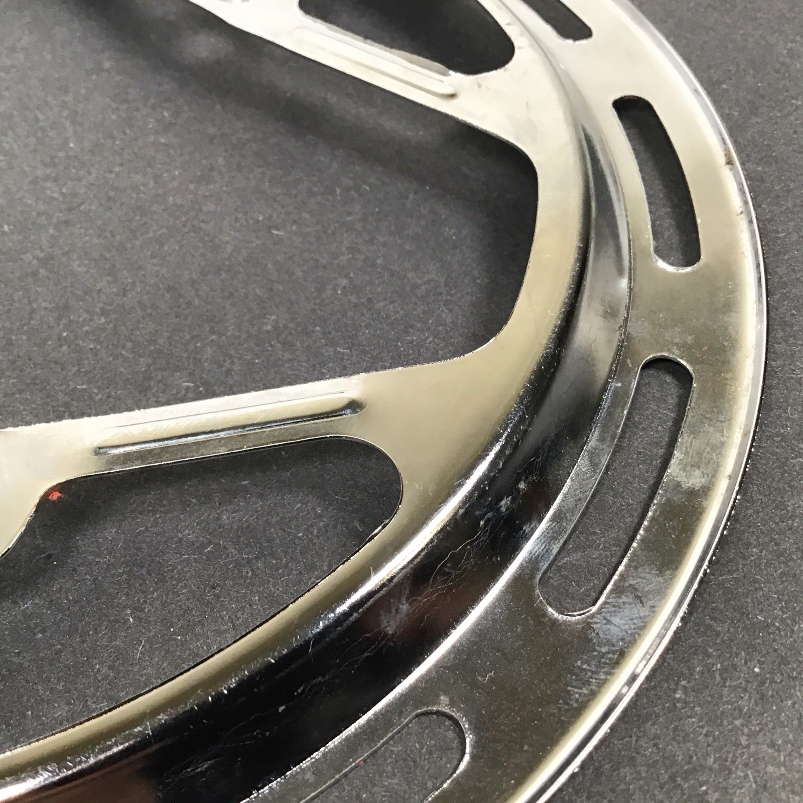 Nervar 3-Bolt Chainring Guard Protector NOS Chromed Steel NOS Vintage Peugeot