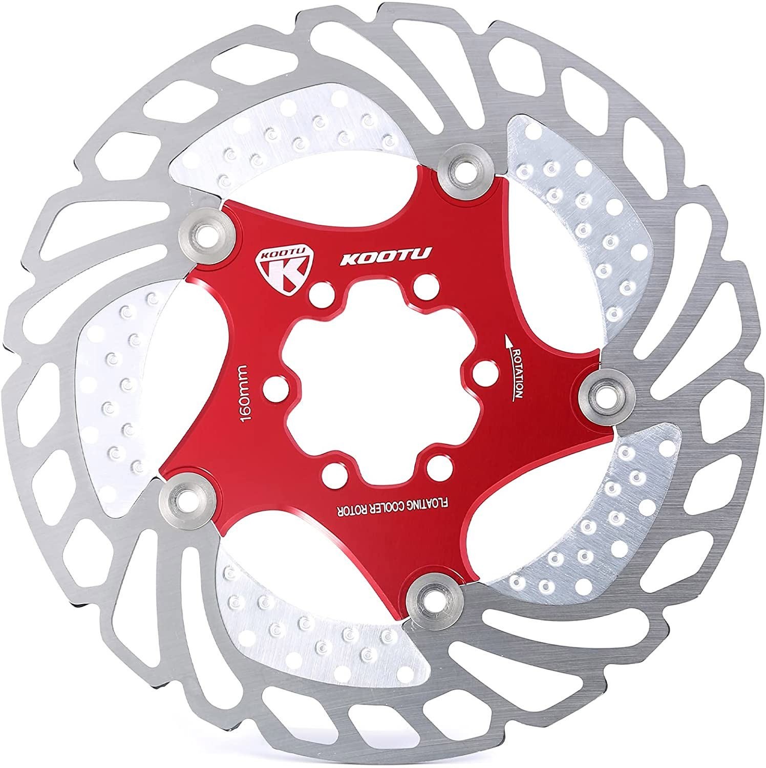 Fast cooling bicycle disc rotor, disc 140mm