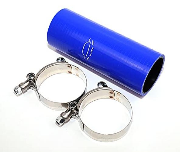 6Length High Performance 4-Ply Reinforced 2.25″ ID Straight Coupler Silicone