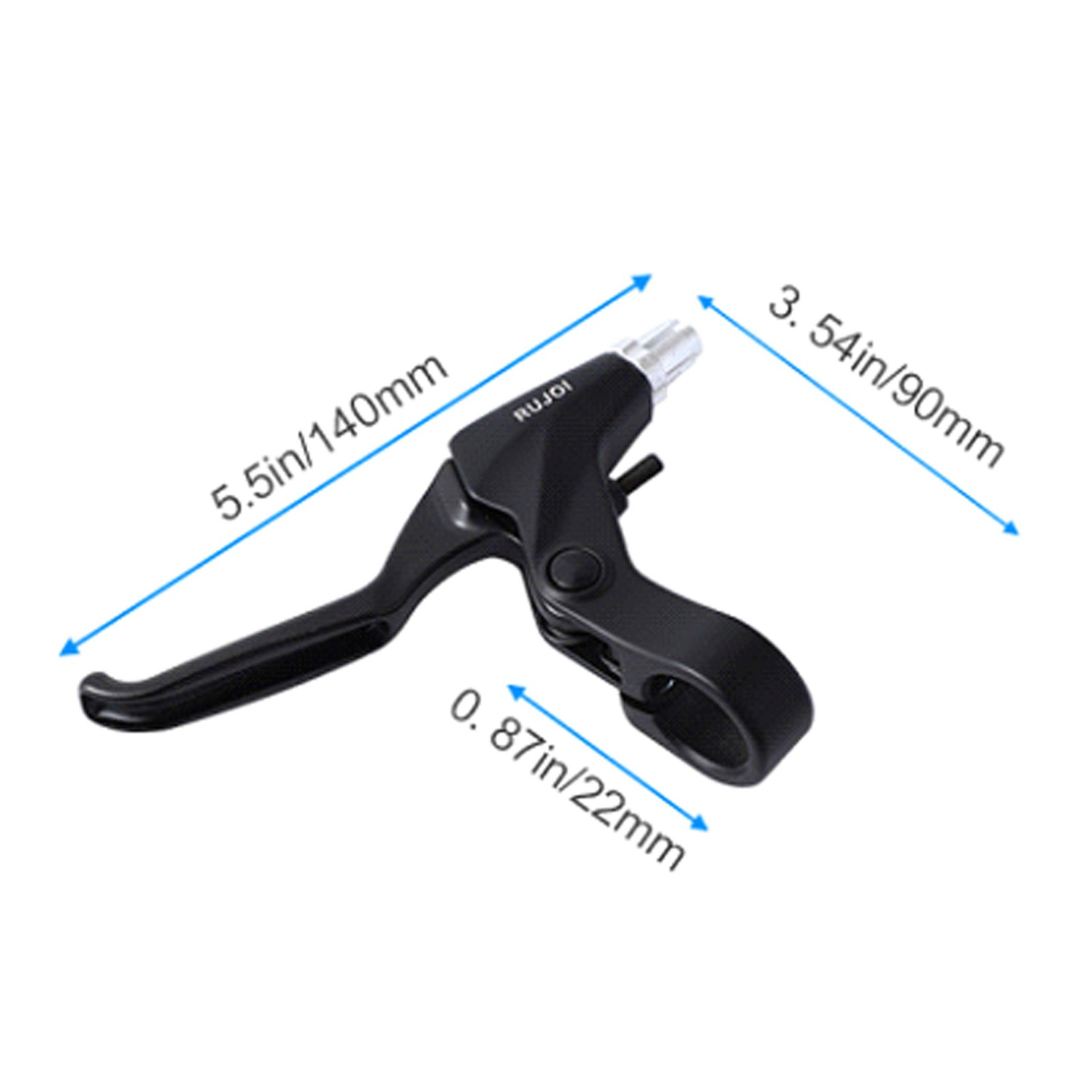 Bike Brake Lever Set, 1 Pair Aluminum Alloy Levers with 2 Sets Brake Cable & …