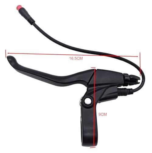 Waterproof Electronic Brake Lever, Brake Grips for 2PIN Connector, 20cm