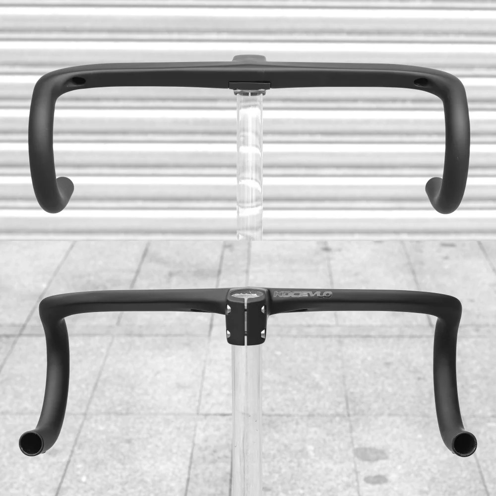 Road Bicycle Drop Bar Carbon Integrated 28.6mm Internal Width 380/400/420MM